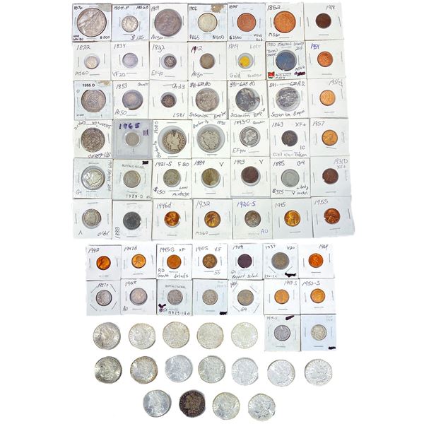 (74) Varied Coinage w/ Gold & Silver (591-1946)