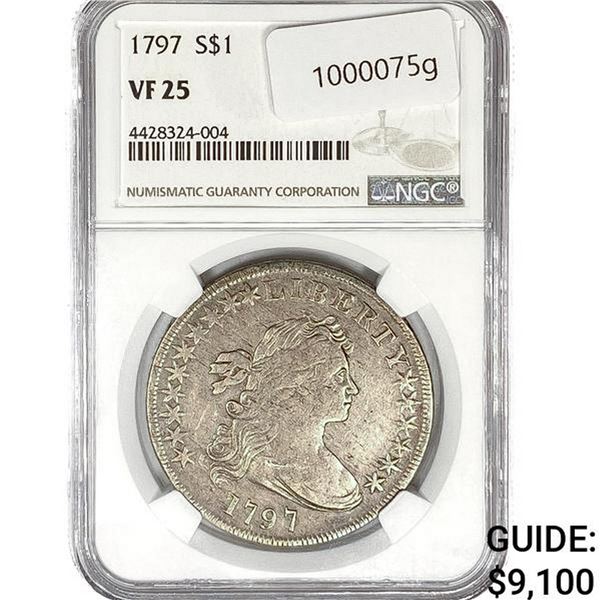 1797 Draped Bust Dollar NGC VF25