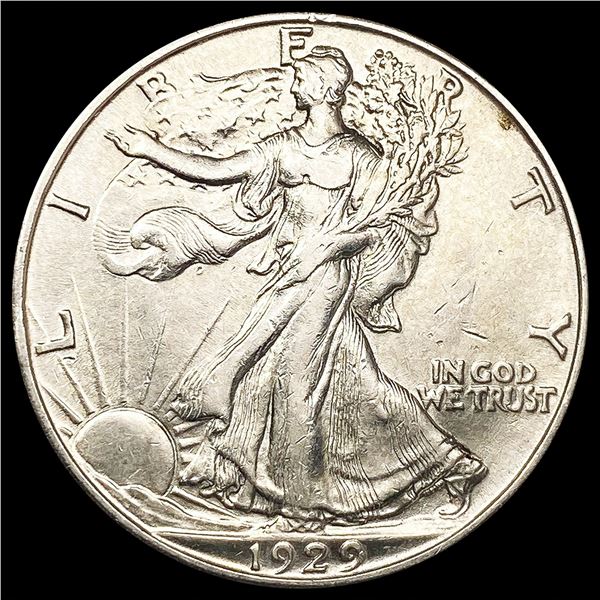1929-D Walking Liberty Half Dollar CLOSELY UNCIRCU