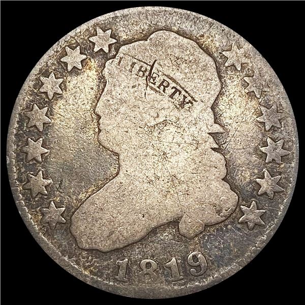 1819 Capped Bust Quarter NICELY CIRCULATED