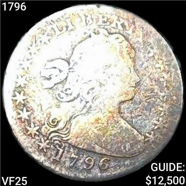 1796 Draped Bust Half Dime LIGHTLY CIRC