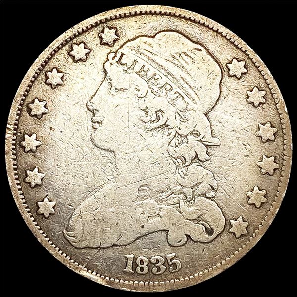 1835 Capped Bust Quarter NICELY CIRCULATED