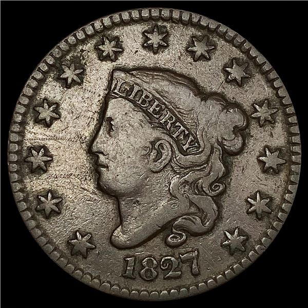 1827 Large Cent NICELY CIRCULATED