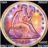 Image 1 : 1869 PROOF Seated Liberty Dollar GEM PROOF