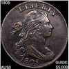 Image 1 : 1805 Draped Bust Large Cent HIGH GRADE