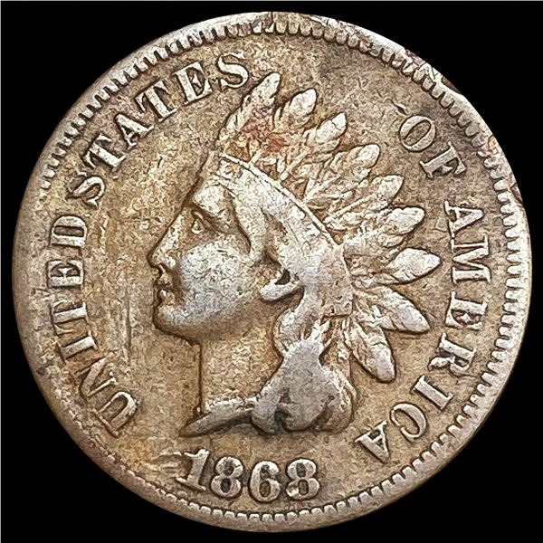 1868 Indian Head Cent NICELY CIRCULATED