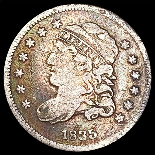 1835 Capped Bust Half Dime NICELY CIRCULATED