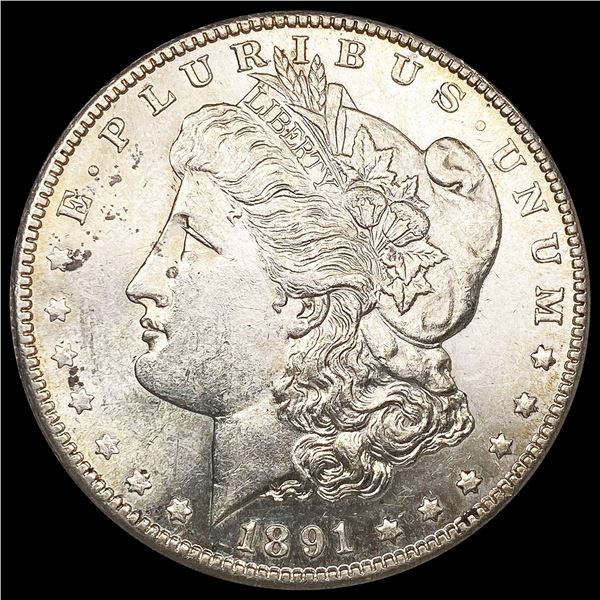 1891-S Morgan Silver Dollar UNCIRCULATED