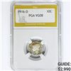 1916-D Mercury Silver Dime PGA VG08
