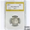 Image 1 : 1917 Standing Liberty Quarter PGA MS64 FH Type 2