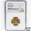 Image 1 : 1949-S Wheat Cent NGC MS67 RD