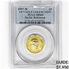 1997-W $5 8.36g Jackie Robinson Gold PCGS MS69