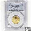 1997-W $5 J. Robinson 8.4g Gold PCGS MS69