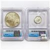 Image 2 : 1890-1960 SET (2) 1 $1,1 10C ICG