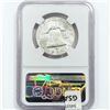 Image 2 : 1962 Franklin Half Dollar NGC MS64 FBL