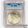1935 Silver Peace Dollar ICG MS63