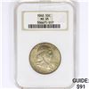 Image 1 : 1960 Franklin Half Dollar NGC MS65
