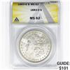 1883-O Morgan Silver Dollar ANACS MS62
