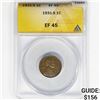 1931-S Wheat Cent ANACS EF45