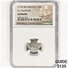 Image 1 : (1772-83) Mexico Silver 1/2R NGC Genuine El Cazado