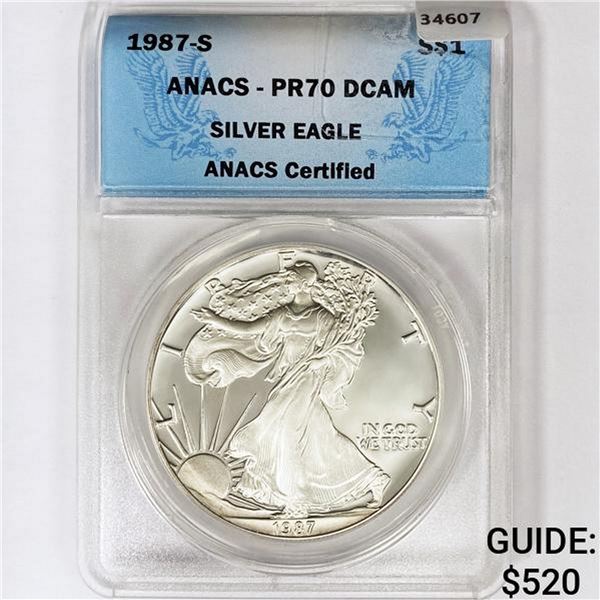 1987-S A.S.E. ANACS PR70 DCAM