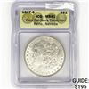 1887-O Morgan Silver Dollar ICG MS61 Club Cal-Neva
