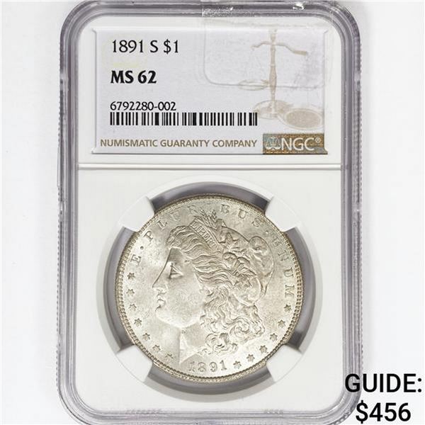 1981-S Morgan Silver Dollar NGC MS62