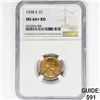 Image 1 : 1938-S Wheat Cent NGC MS66+ RD