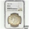 Image 1 : 1921-D Morgan Silver Dollar NGC MS63