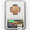 Image 2 : 1808 India 10Cash Madras Pres NGC Genuine