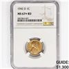 Image 1 : 1942-D Wheat Cent NGC MS67+ RD