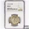 Image 1 : 1916-D Walking Liberty Half Dollar NGC MS65