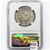 Image 2 : 1855-O Arws Seated Liberty Half Dollar NGC AU58