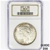 Image 1 : 1923-S Silver Peace Dollar NGC MS61