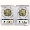 Image 2 : (2) Walking Half Dollars PCGS (1921-D, 1938-D)