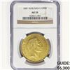 Image 1 : 1887 Venezuela .9334oz Gold 100 Bolivares NGC AU55