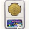 Image 2 : 1887 Venezuela .9334oz Gold 100 Bolivares NGC AU55