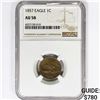 Image 1 : 1857 Flying Eagle Cent NGC AU58