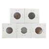 Image 2 : (5) Varied US Coinage (1864, (2) 1865, 1867, 186