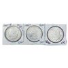 (3) Morgan Silver Dollars (1890-CC, 1899-S, 1900