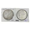 Image 1 : (2) Morgan Silver Dollars (1886, 1891-CC)