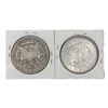 Image 2 : (2) Morgan Silver Dollars (1886, 1891-CC)
