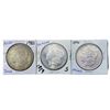(3) Morgan Silver Dollars (1879-S, 1896, 1921)