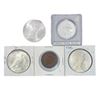 Image 2 : (5) Varied US Coinage (1820, 1822-D, 1924, 1926-