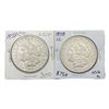 (2) 1878-CC Morgan Silver Dollars