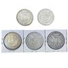 Image 2 : (5) Morgan Silver Dollars (1878, (2) 1889, 1899-