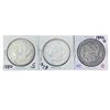 (3) Morgan Silver Dollars (1878, 1880-S, 1890-O)