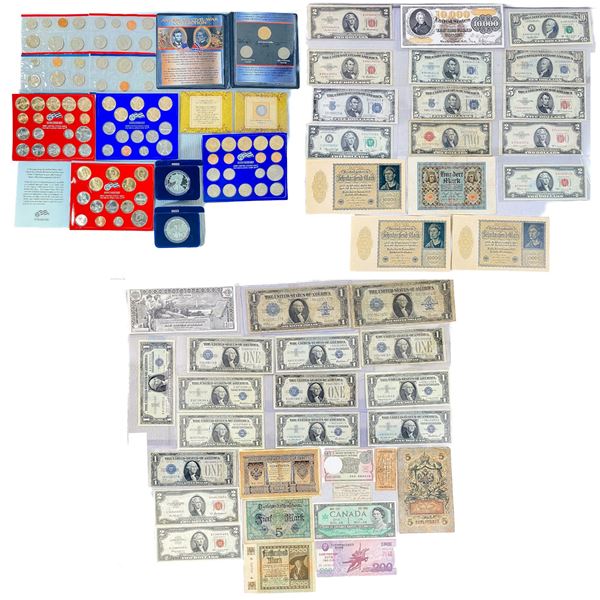 (121) Varied Currency Set (1861-2010)