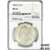 Image 1 : 1892-CC Morgan Silver Dollar NGC MS61