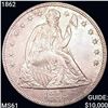 1862 Seated Liberty Dollar UNCIRCULATED